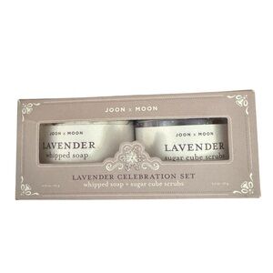 Joon X Moon Lavender Celebration Set Scented Whipped Soap & Sugar Cubes NWT